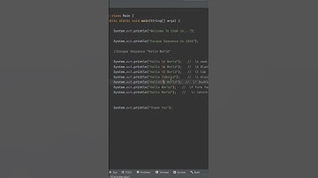 Escape Sequence in Java|Code in|#java #tutorial #intellij #shorts
