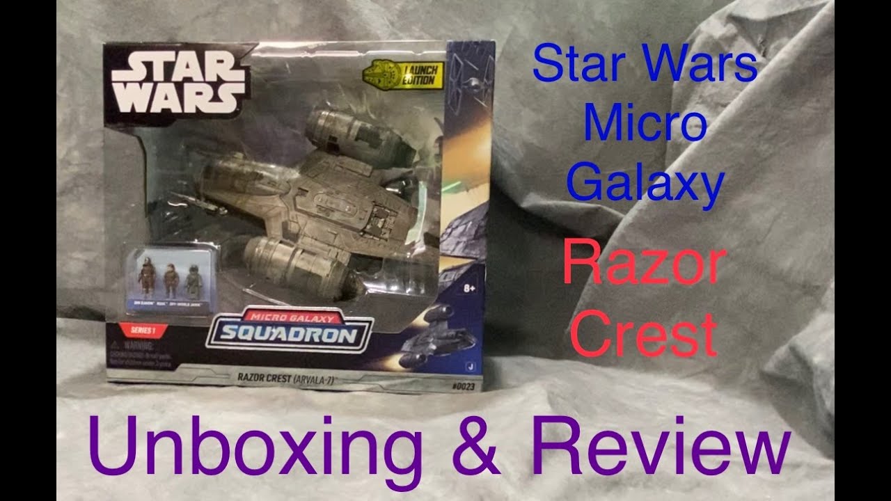 Unboxing The Star Wars Micro Galaxy Razor Crest - YouTube