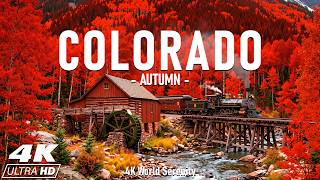 Colorado, USA 4K 🍁 – Immerse Yourself in Vast Autumn Landscapes & Golden Mountain Scenery