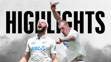 Strong Bowling Effort on Day 1 | Highlights | New Zealand v West Indies | 2nd Test Day 1