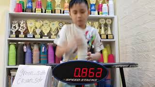 Sport stacking Freestyle