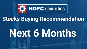 Fundamental Stocks Buying Recommendation from HDFC SECURITIES #HDFCSecurities