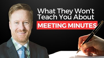 How to Draft LLC & Corp Meeting Minutes
