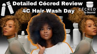 Detailed Cecred Hair Review On 4C Hair. Wash Day
