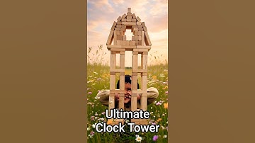 Clock Tower: Must Watch New Jenga Tutorial #trending #shorts #jenga #diy #youtube #games #clocktower