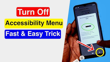 How to turn off Accessibility Menu on any android phone ft Realme C11|| YouGtech