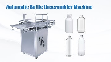 How Does An Automatic Bottle Unscrambler Machine Work? | Rotary Bottle Feeding Turntable Equipment