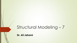 Structural Modeling - Lab 7