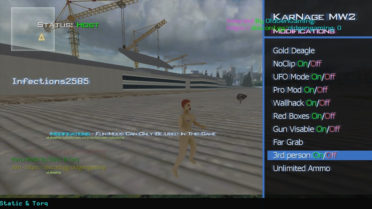 KarNage MW2 TU9 Mod Menu - Developed By Static & Torq [OldGenGaming]
