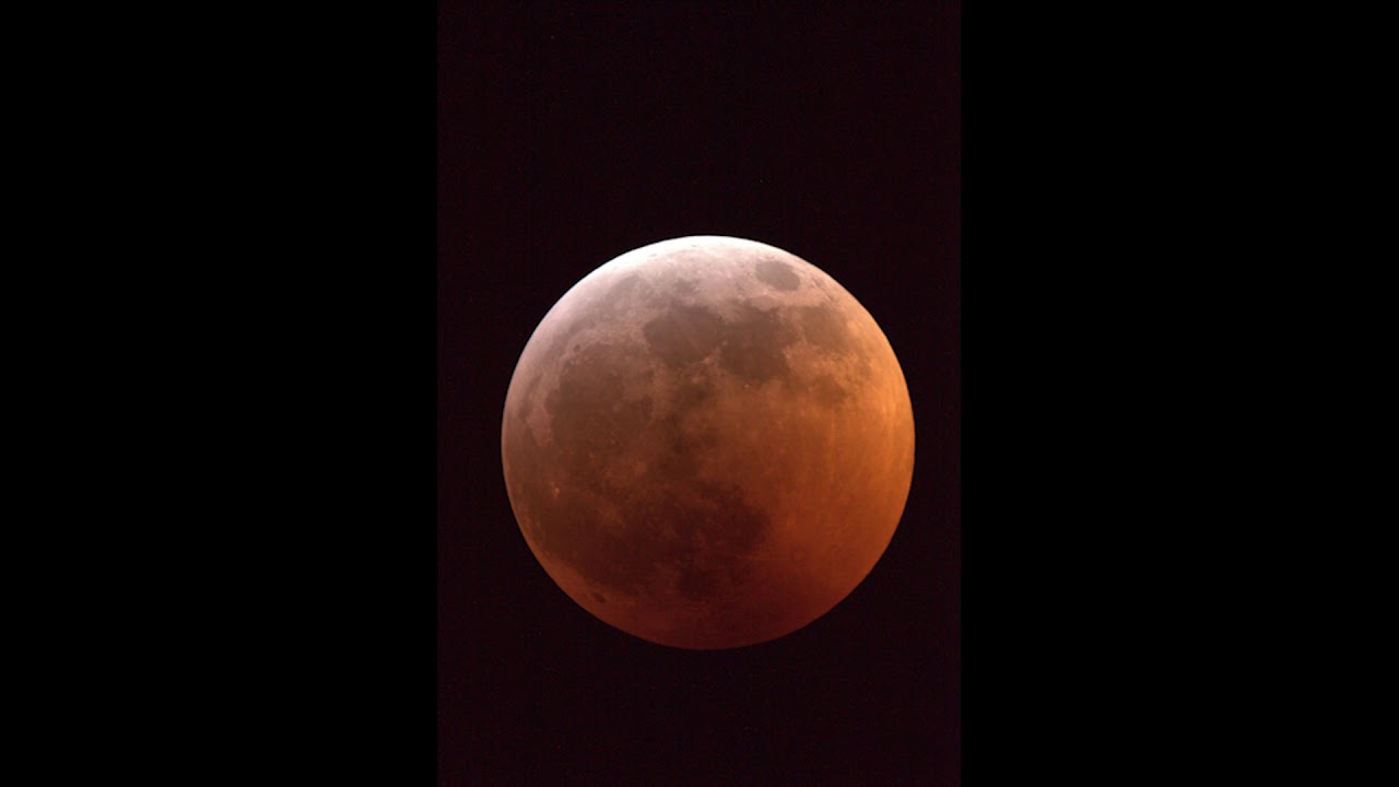 Wolf Blood moon 2019 (Lunar Eclipse) Sequence