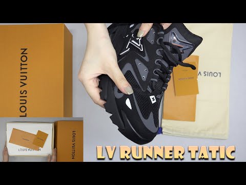 LOUIS VUITTON RUNNER TATIC SNEAKER IN BEIGE