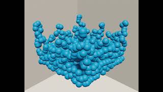 SPH 60fps Diagonal with blender and Python