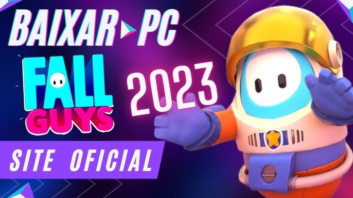 SAIU!! COMO JOGAR - FALL GUYS OFICIAL NO CELULAR ANDROID EM 2023, gameplay  (App Frango games) 