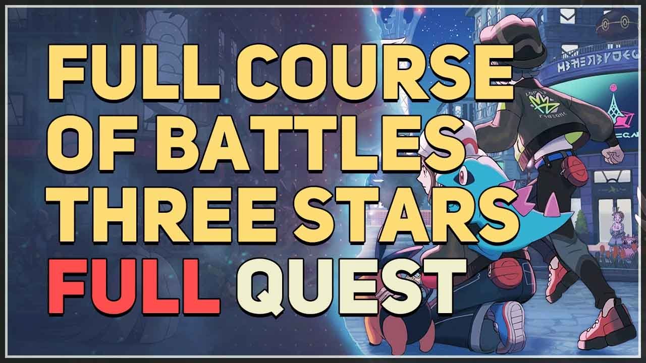 Full Course of Battles Three Stars Pokemon Legends ZA YouTube