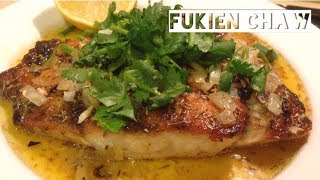 Panfried Barramundi With Er And Herbs Nice Barramundi Recipe Panfried Fish Fillet