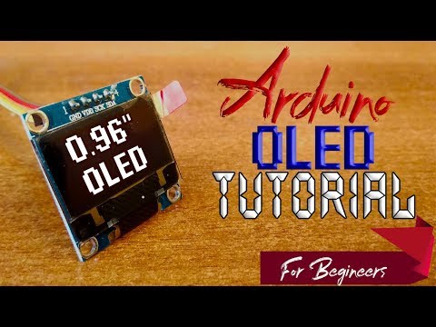 arduino oled i2c tutorial : 0.96" 128 X 32 for beginners