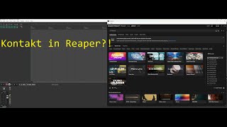 How to use Kontakt in Reaper
