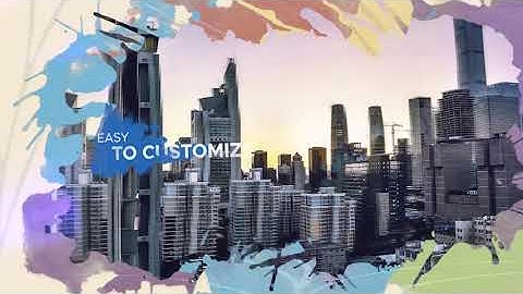 Watercolor Parallax Slideshow - Premiere Pro Templates