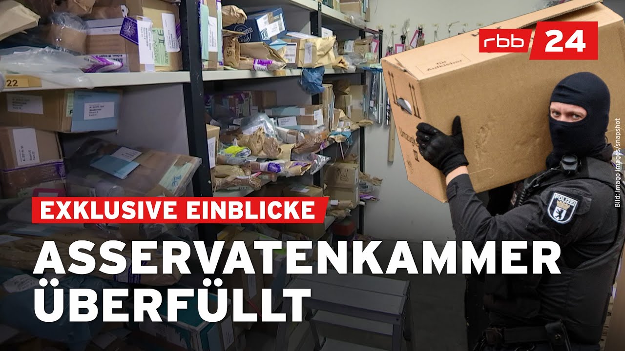 Brandgefahr und Platzmangel: Darum macht Berlins größte Asservatenkammer dicht