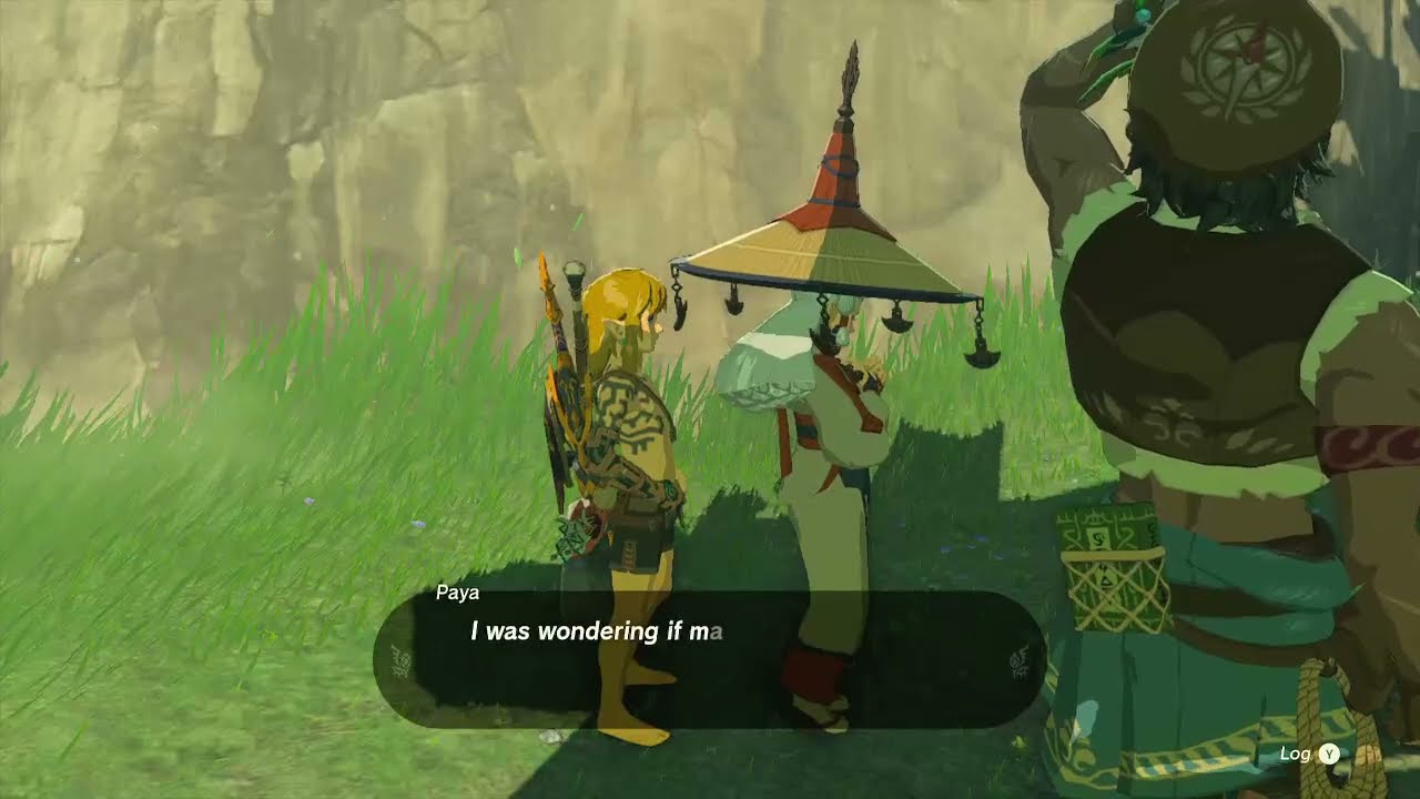 Paya’s reaction to Link without clothes in Totk
