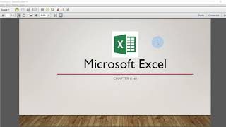 MS Excel (Chapter-6)