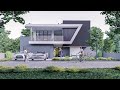 Modern house with archicad 23