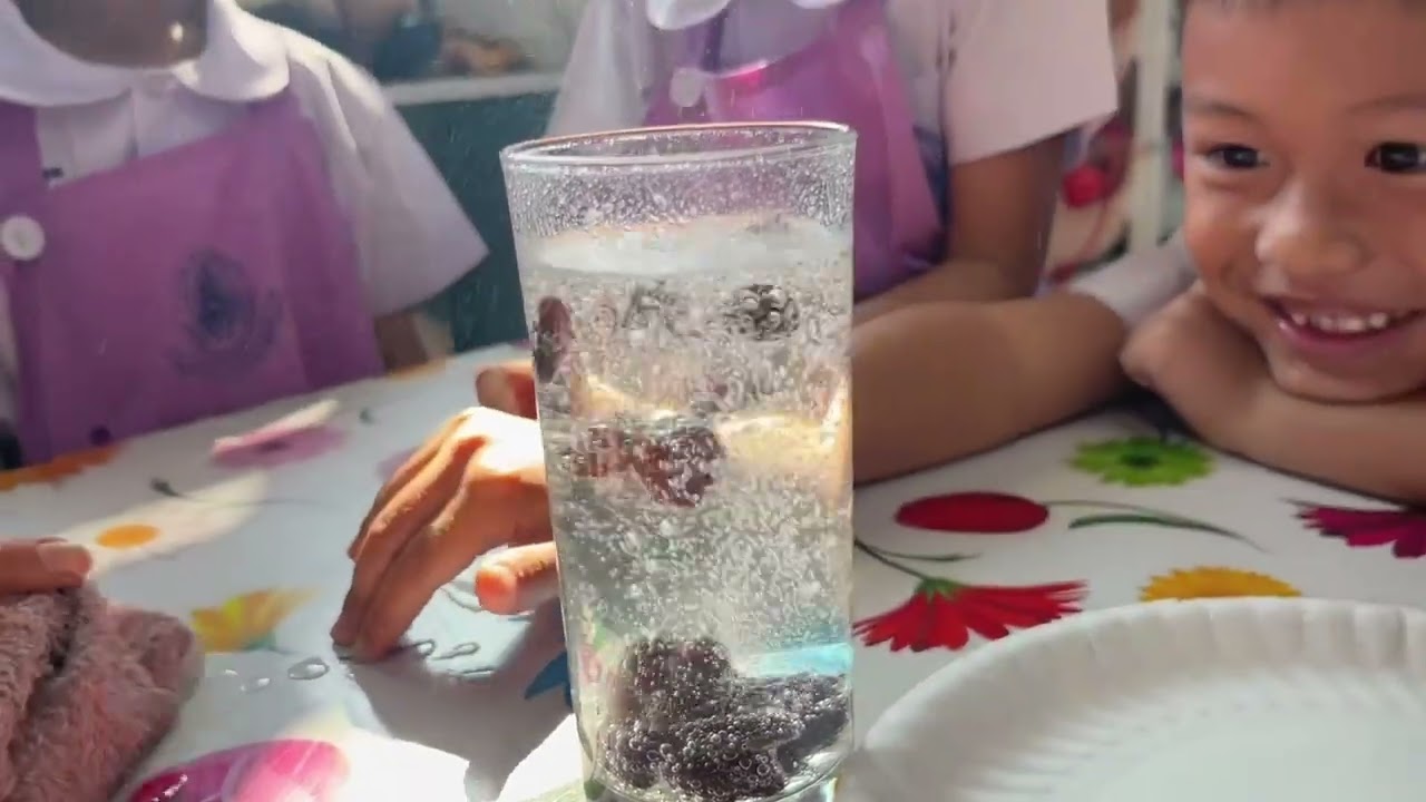 ทดลองวิทยาศาสตร์องุ่นเต้นระบำ #projectapproach #ไดโนน้อย #โครงการองุ่นแฟนซี