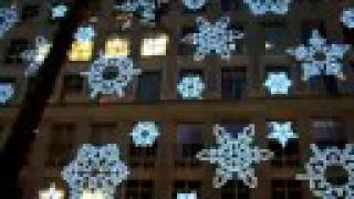 Saks "Carol of the Bells" light show in NYC