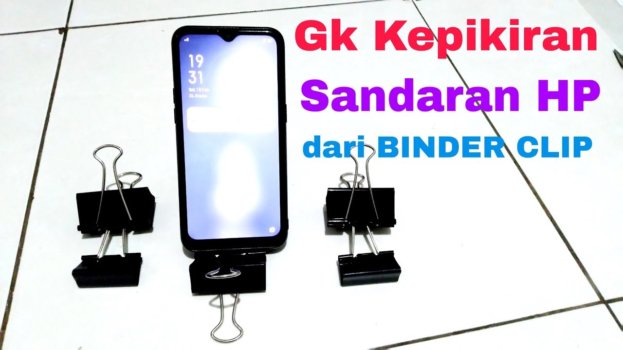 Membuat Sandaran HP Android Dengan Binder Clip Jepitan Kertas YouTube membuat-sandaran-hp-android-dengan-binder-clip-jepitan-kertas-youtube