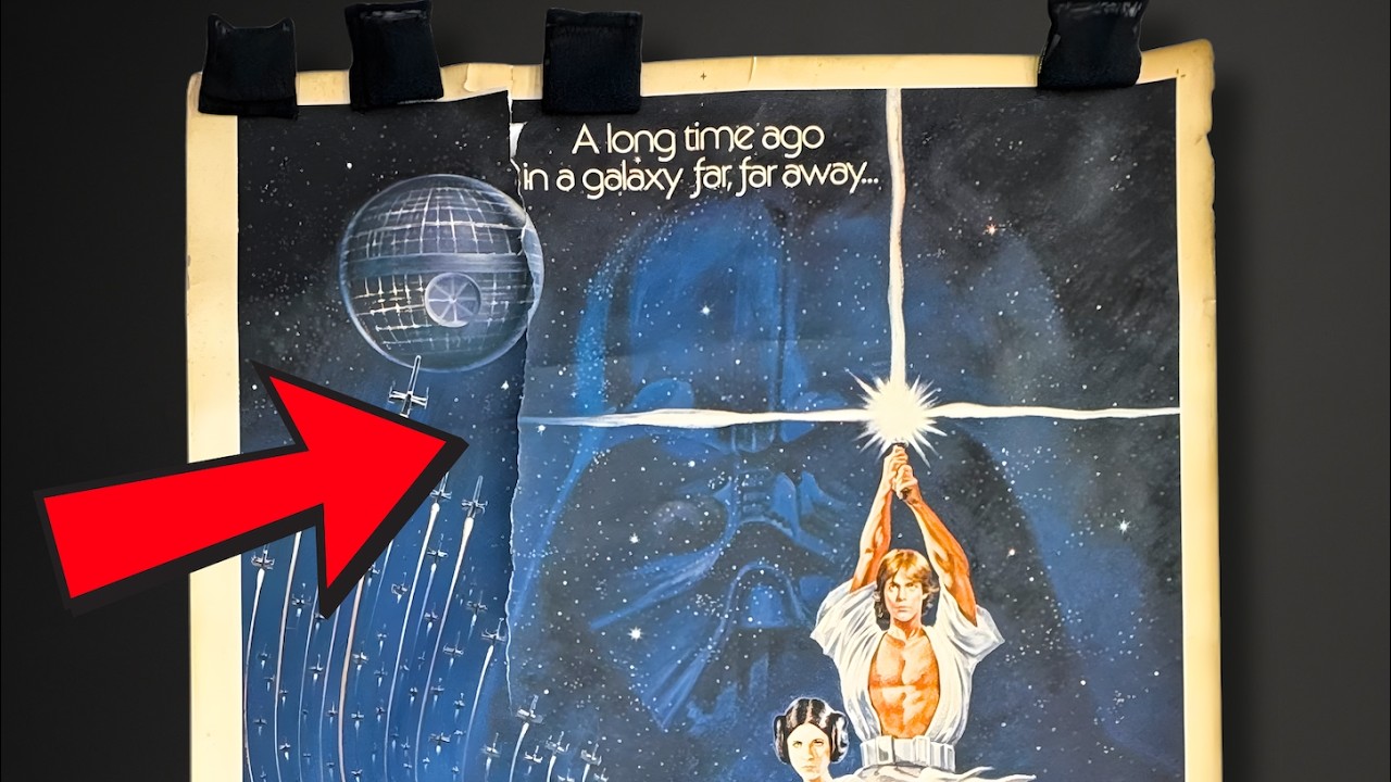 This TORN Star Wars Poster is Worth Thousands... So We Restored It