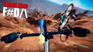 Descendo a MEGA MONTANHA de BICICLETA ! no Descenders screenshot 4