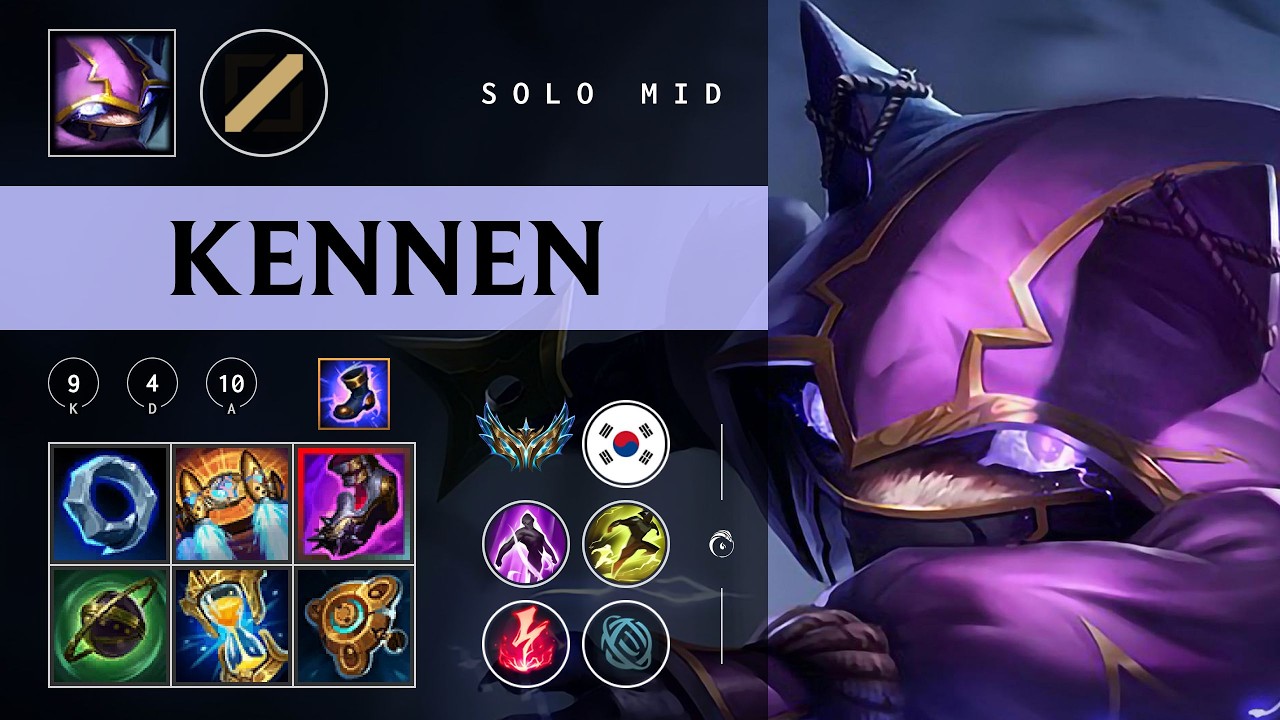 Kennen Mid vs Ahri - KR Challenger Patch 26.04