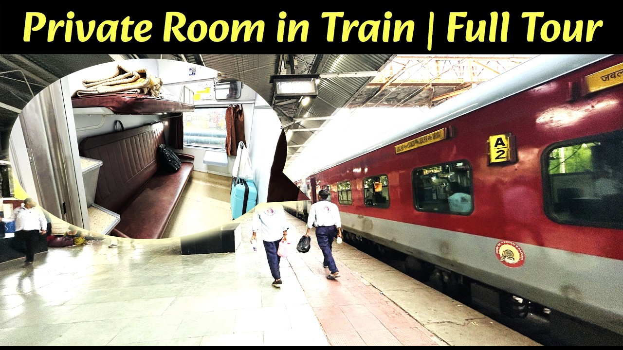 Mahakaushal Express 12189 🚆 | 1st AC Private Cabin Experience | Jabalpur to Gwalior Full Cupe Tour