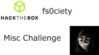 HTB - fs0ciety