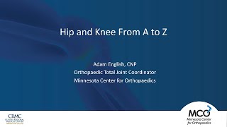 Cuyuna Regional Medical Center (CRMC) Hip & Knee Seminar