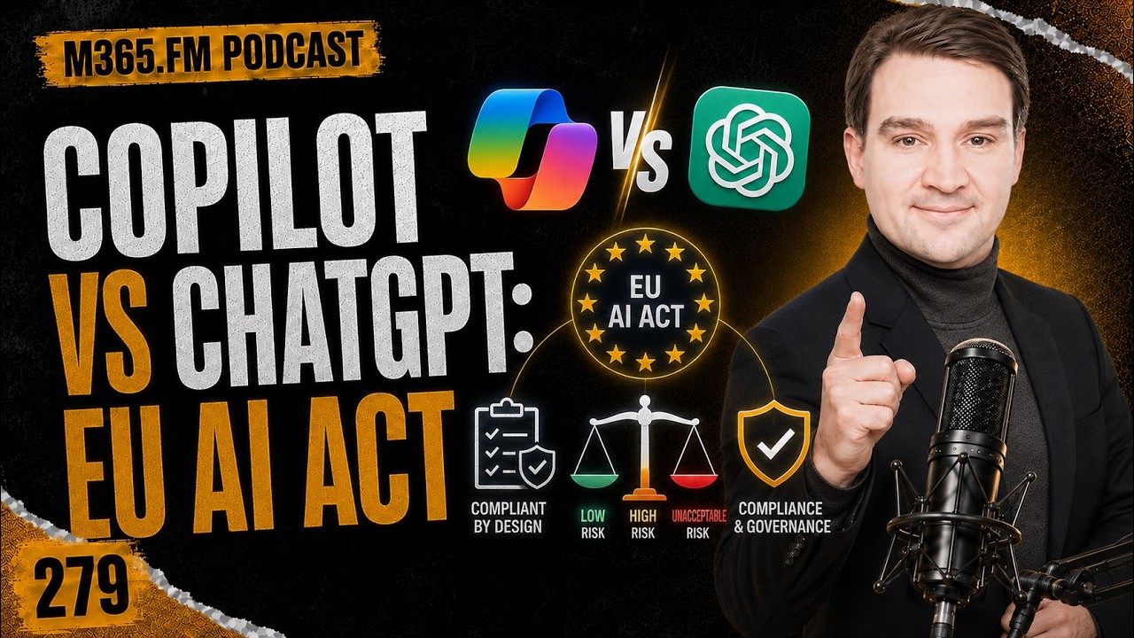 Copilot vs ChatGPT under the EU AI Act: why “compliant by design” changes your risk and...