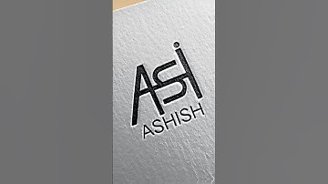 ASHISH name signature. ......comment your name. ........#signature #logo #signature #trending #viral