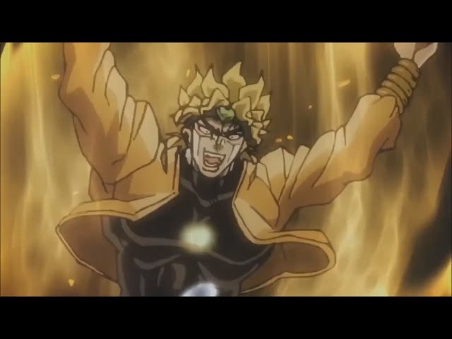 Dio singing in timestop (truly fabulous) 