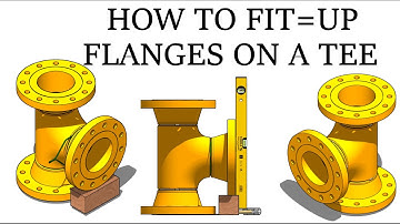 Tee to Flange Fit up, advanced training tutorial  Pipe fit up tutorials