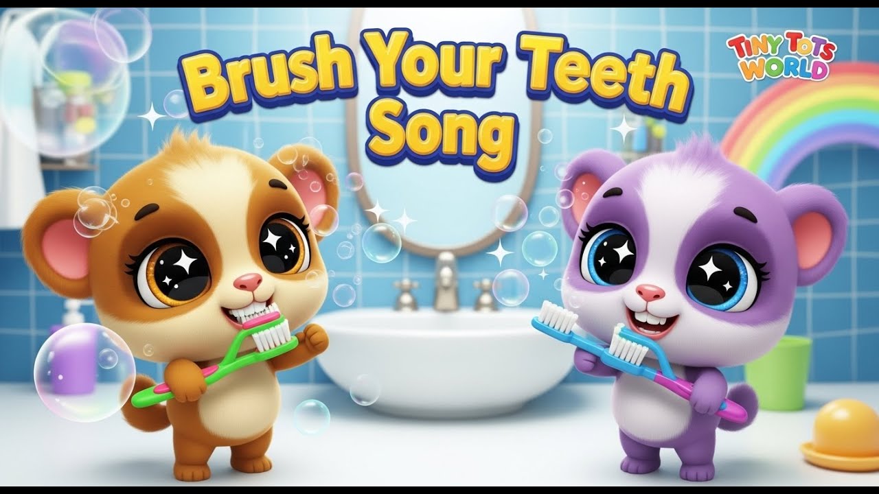 Brush Your Teeth Song 🪥 | Fun Dental Hygiene Song for Kids