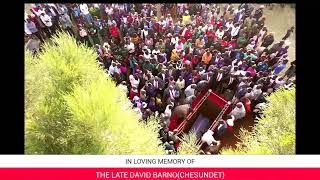 In Loving Memory of the Late David Barno ( Chesundet)