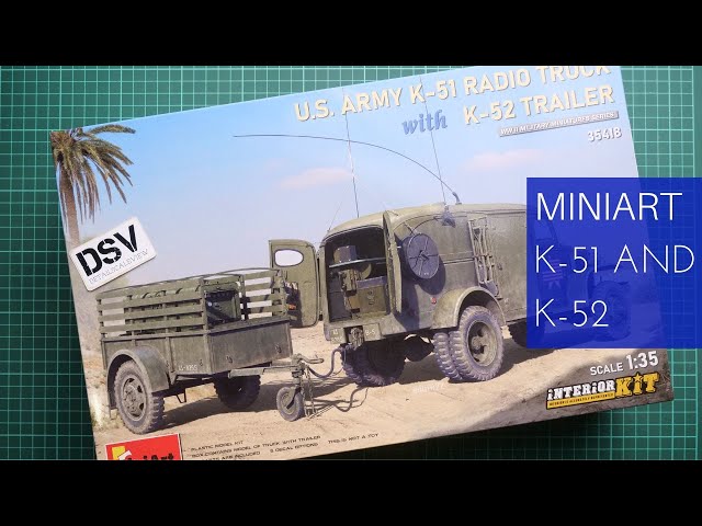 Miniart 1/35 K-51 Radio Truck with K-52 Radio Trailer (35418
