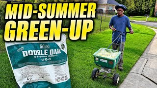 The Mid-Summer Fertilizer That will make you lawn Dark Green