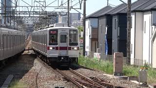 東武東上線 10030系 11634F+11455F 急行 上福岡駅 通過 2023/5/4