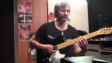 How to play the intro to "In Control" by Vinnie Moore part one