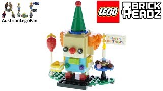 Lego Build Brickheadz 40348 Birthday Clown - YouTube