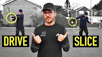 Backhand Lesson: Slice vs Drive (When, Why & How?) #tennis