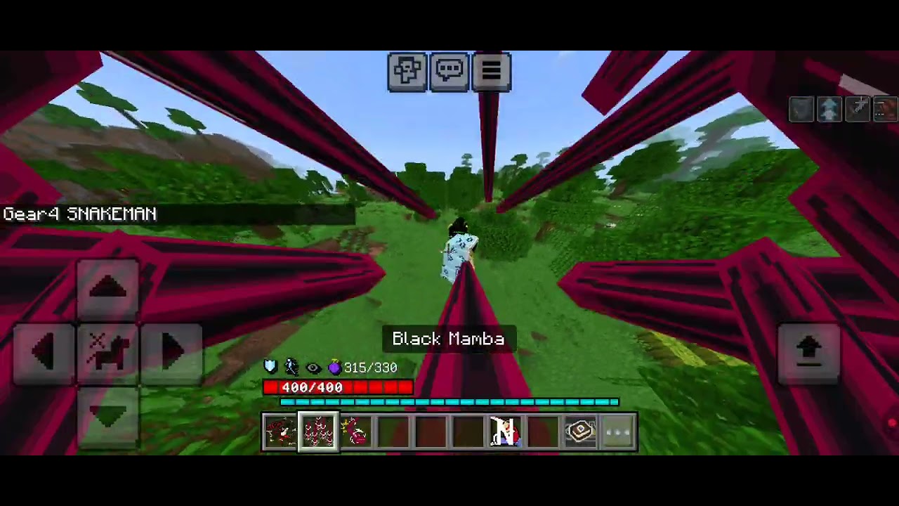 Testando a fruta do Luffy na addon one piece asa