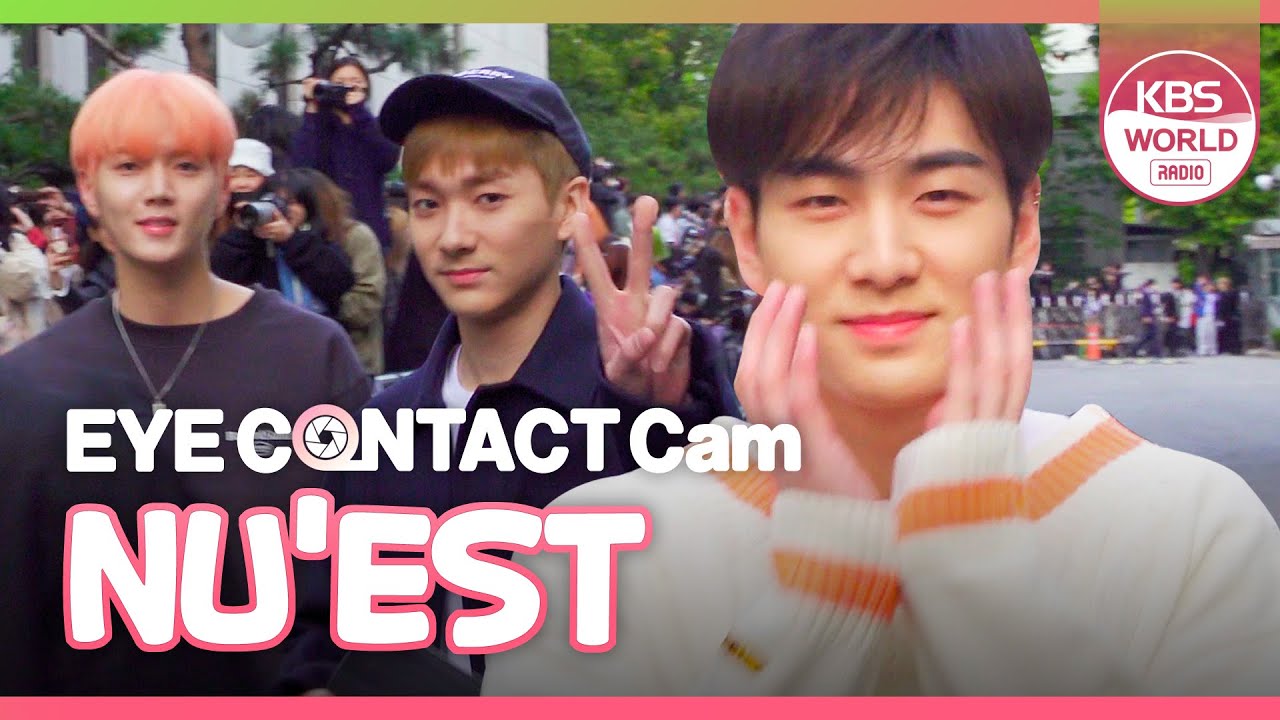[4K] NU'EST EYE CONTACT CAM :: 뉴이스트 아이컨택캠 @ MUSIC BANK