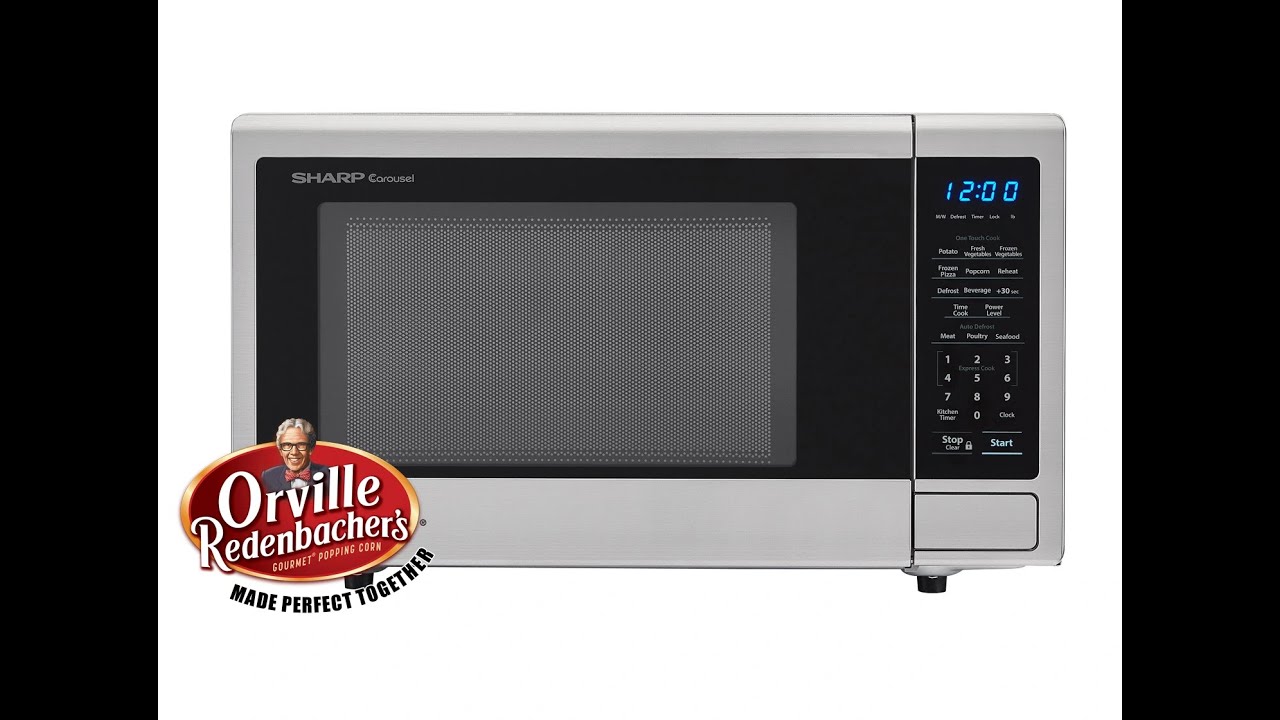 Sharp Carousel SMC1132CS Stainless Steel Microwave Oven YouTube